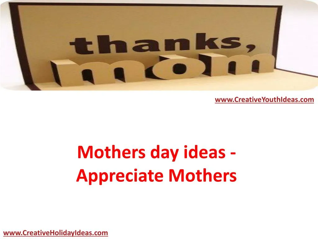 mothers day ideas appreciate mothers