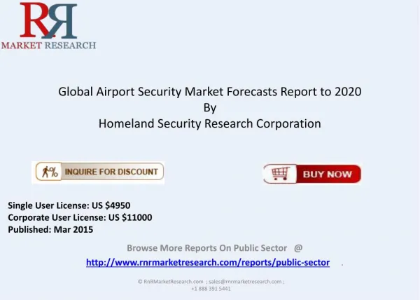 2015 - 2020 Global Airport Security Market Overview