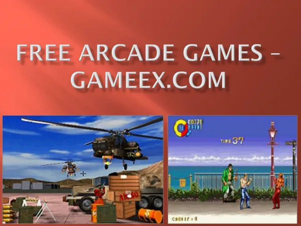 Free Arcade Games – Gameex.com
