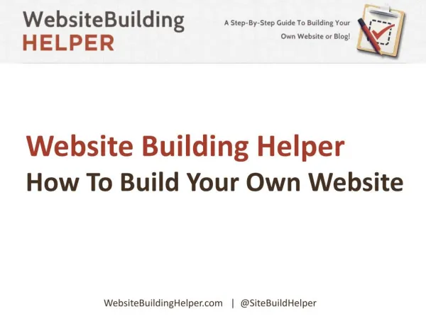 A Step-By-Step Guide To Building Your Own Website