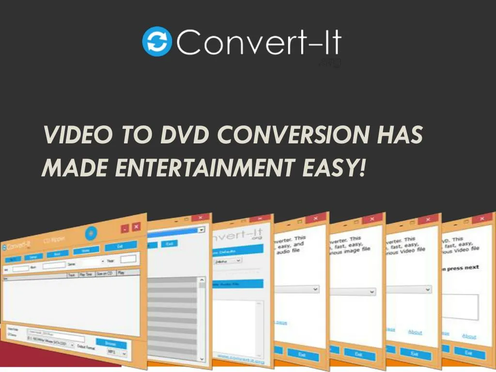 video to dvd conversion has made entertainment easy