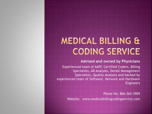 Medical Coding and Billing | Revenue Cycle Management in USA