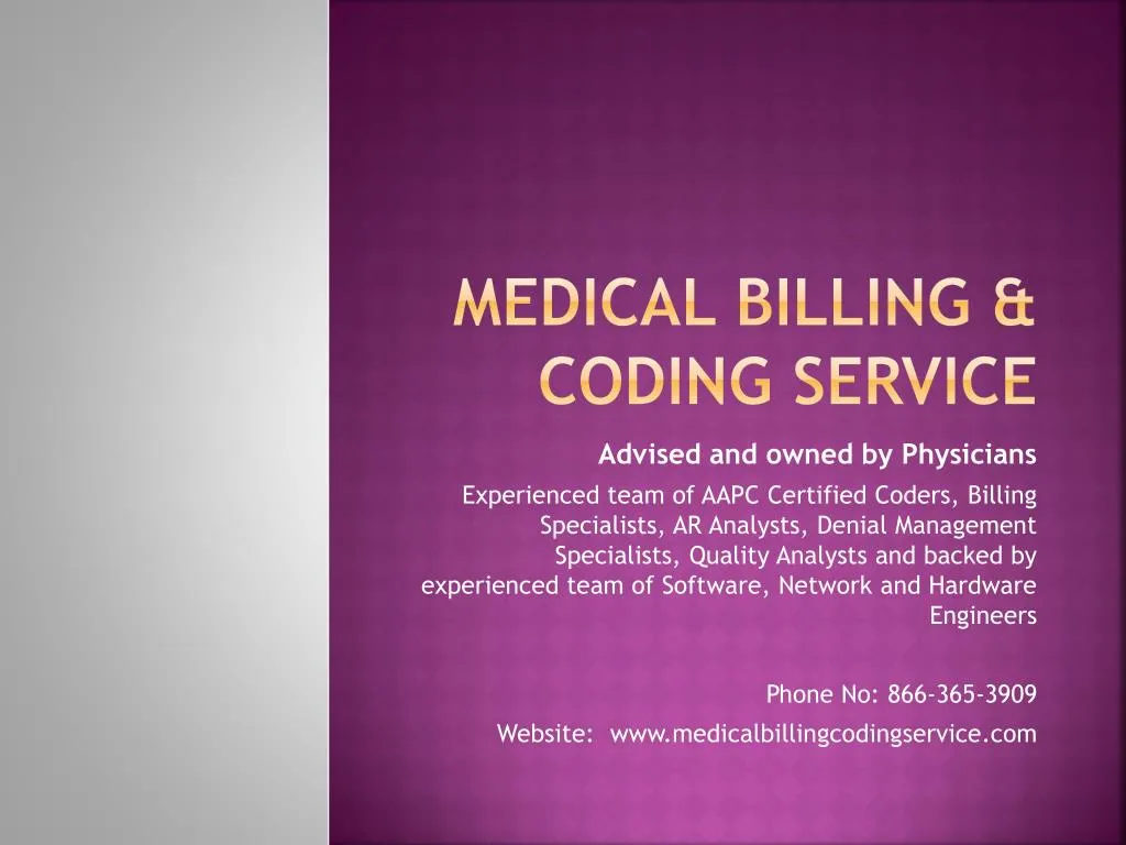 medical billing coding service