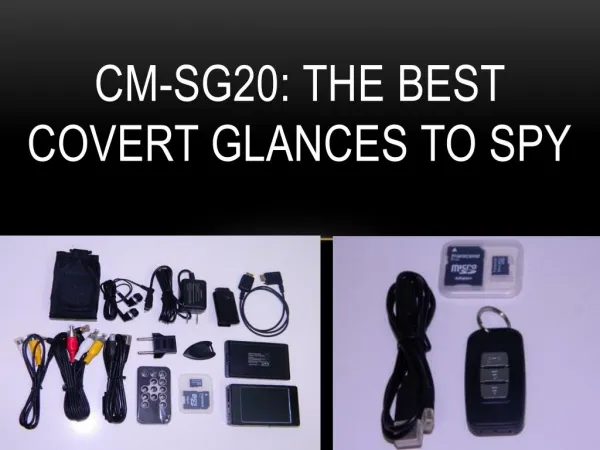 Cm-sg20: The Best Covert Glances to Spy