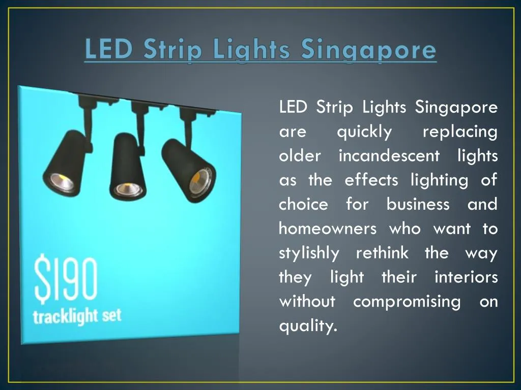 led strip lights singapore