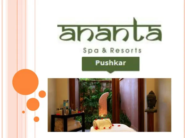Ananta Spa & Resort Pushkar Mudra The Spa
