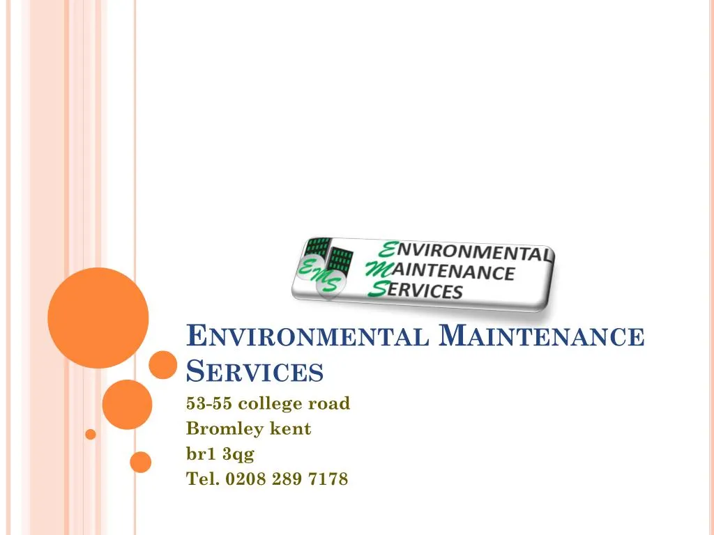 environmental maintenance services