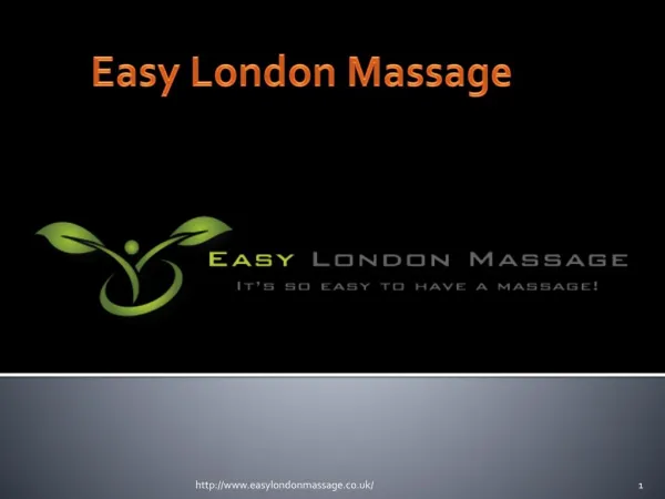 Home massage London
