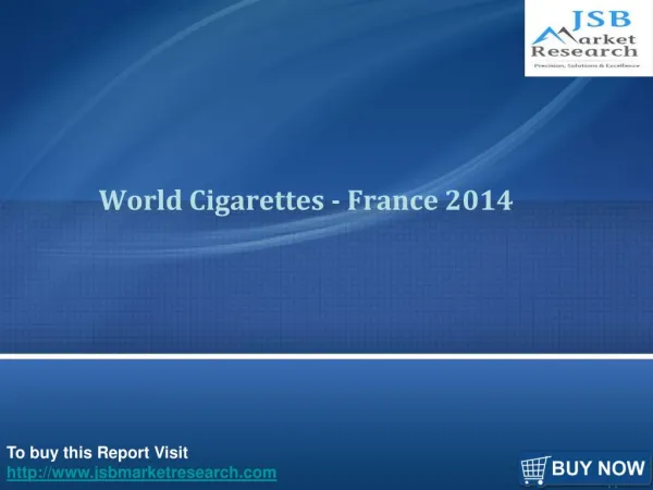 JSB Market Research: World Cigarettes - France 2014