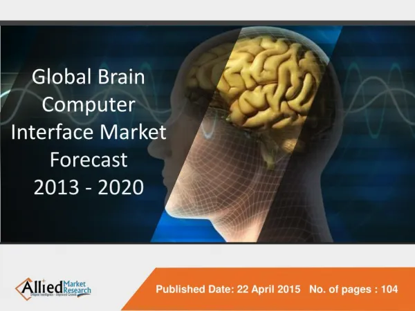 Global Brain Computer Interface Market Forecast 2013 - 202