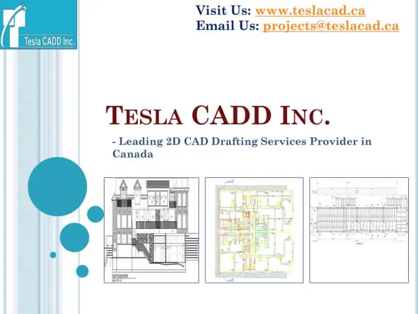 Tesla CADD Inc., leading 2D CAD Drafting Services provider i