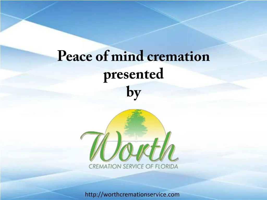 peace of mind cremation presented by