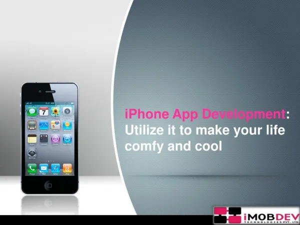 iPhone App Development services by iMOBDEV Technologies