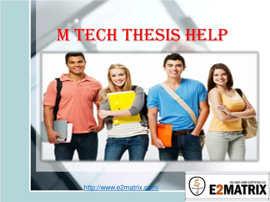 mtech thesis guidance