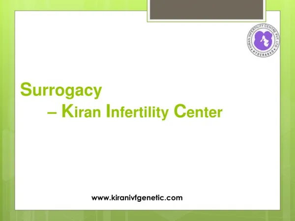 s urrogacy k iran i nfertility c enter