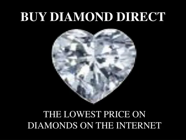 Buy Loose Diamonds, Jewelry & Watches Online - Buy Diamond D