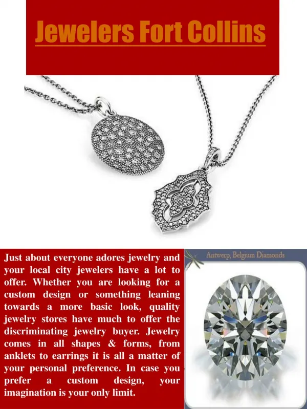 Fort Collins Jewelry stores