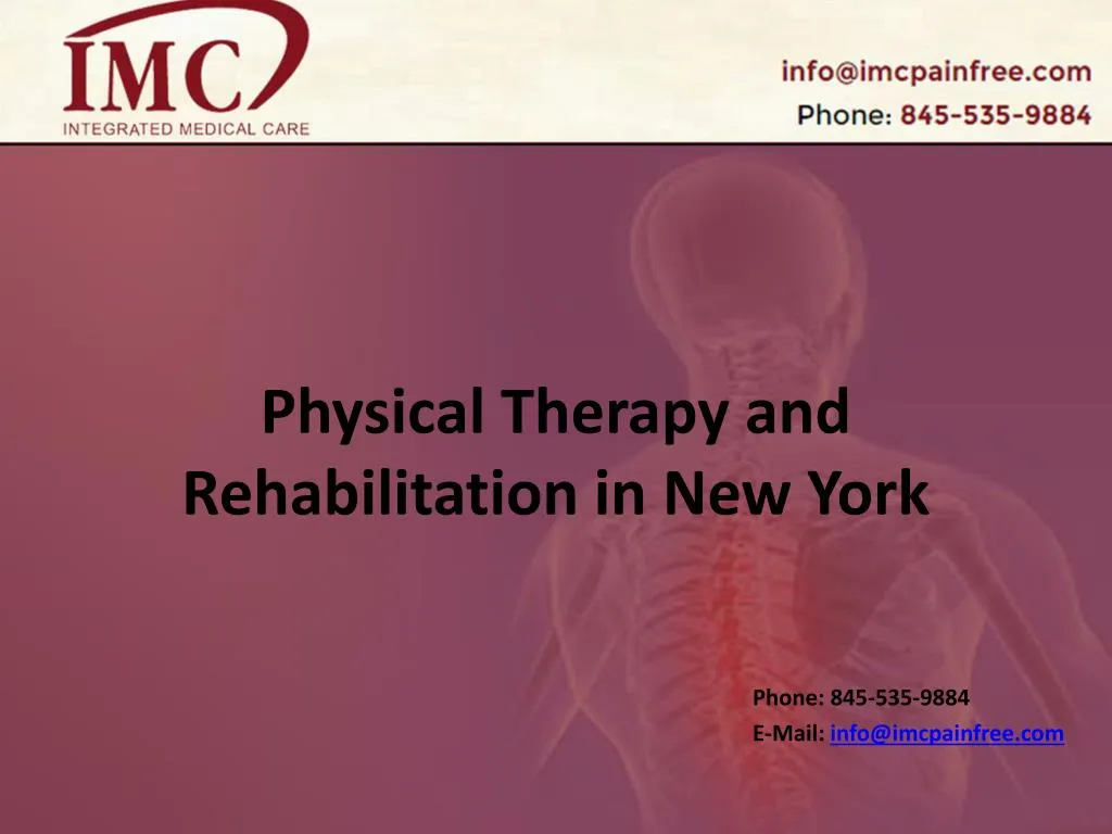 physical therapy and rehabilitation in new york