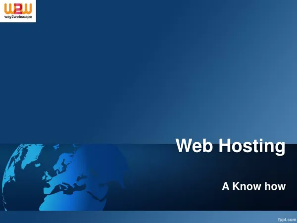 Trustworthy and reliable Web hosting service is a promise!