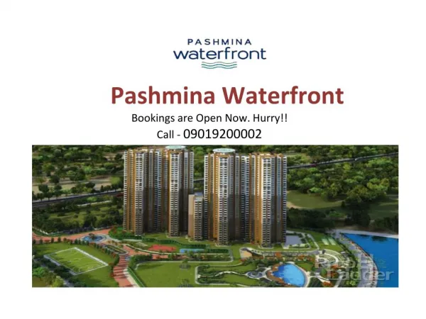 Buy 3BHK Flats In Pashmina WaterFront , Old Madras Road,Bang