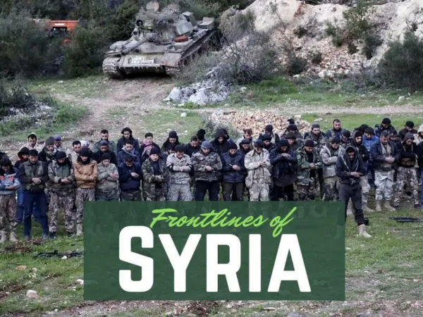 The frontlines of Syria