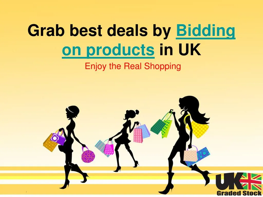 grab best deals by bidding on products in uk