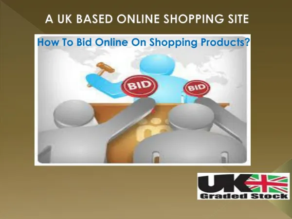 How To Bid Online On Shopping Products