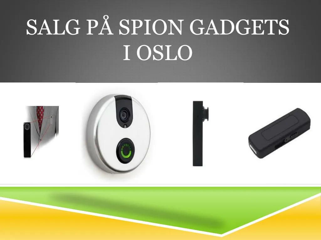 salg p spion gadgets i oslo