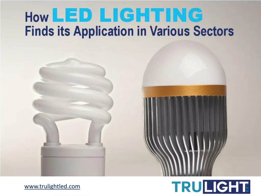 how led lighting finds its application in various sectors