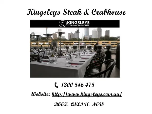 Fresh Meat and Delicious Seafood with kingsleys