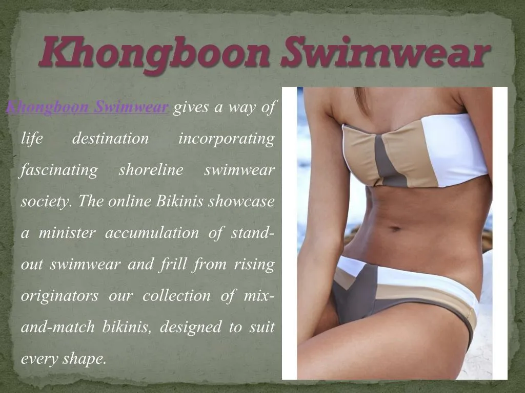 khongboon swimwear
