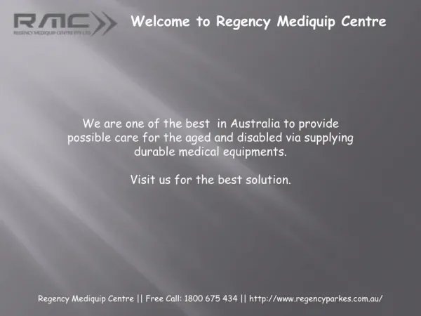 Aged Care Equipment