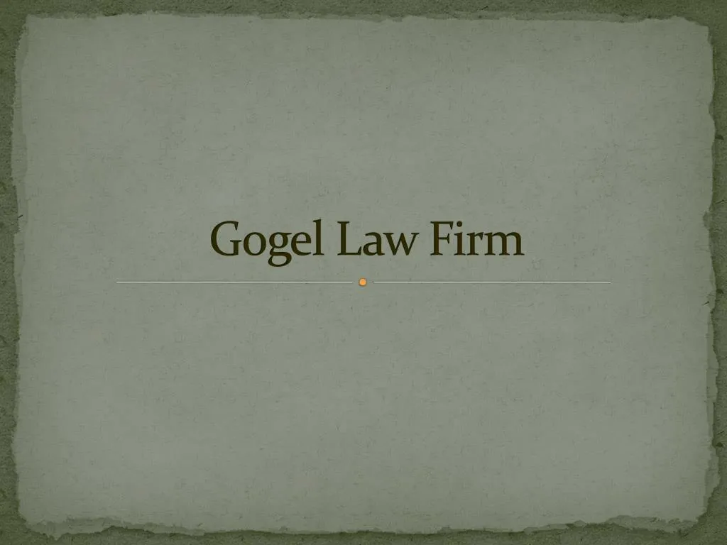 gogel law firm