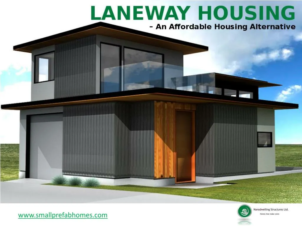 laneway housing an affordable housing alternative