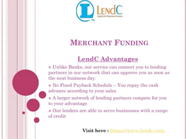 Merchant Cash Advance Loans