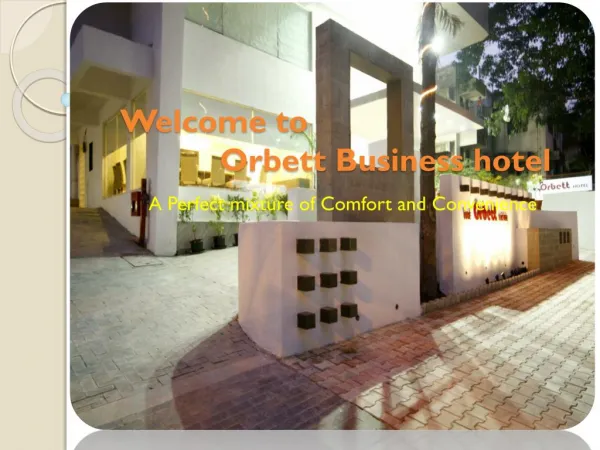 Orbett Hotel in Pune