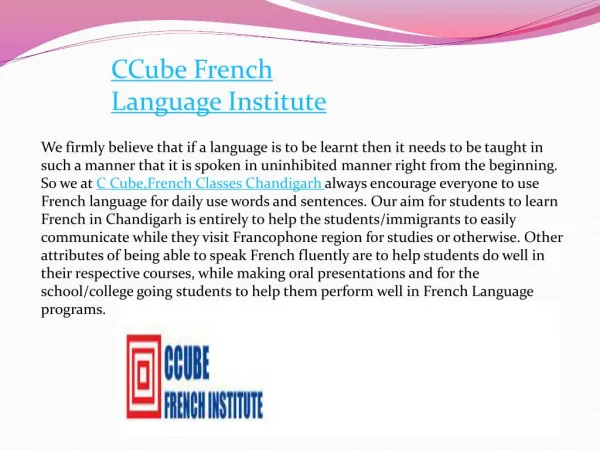 French Classes in Chandigarh