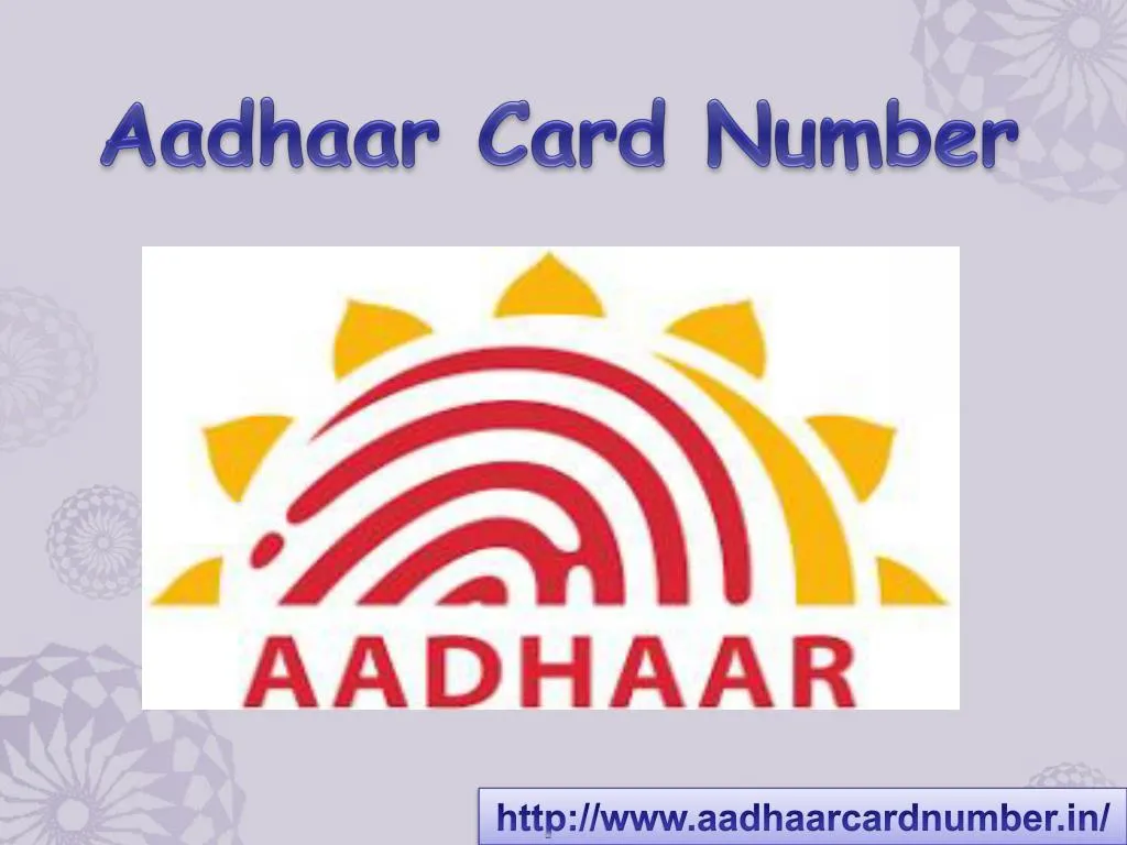 aadhaar card number