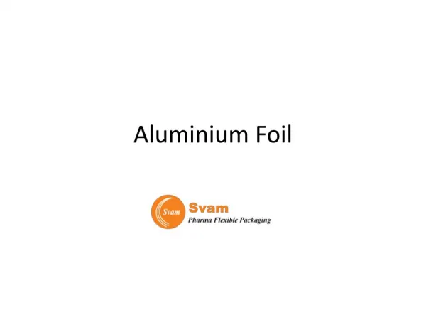 Aluminium Foil