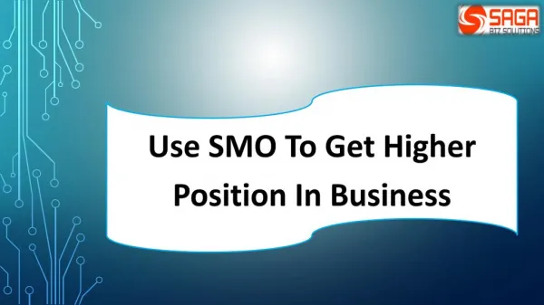 SMO Services In Hyderabad - Saga Biz Solutions