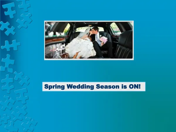 Spring Wedding Season is ON!