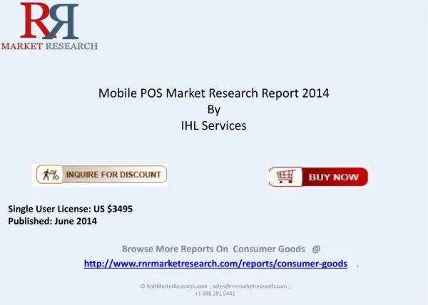 Mobile POS Market Overview 2014 Research Report