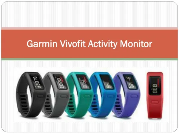 Garmin Vivofit Activity Monitor