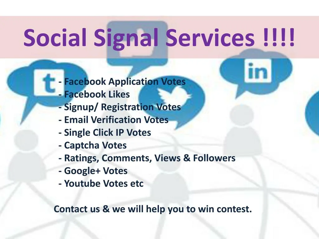 social signal services