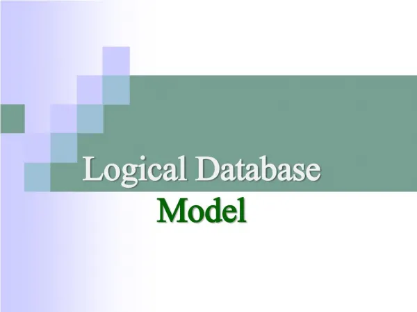 Myassignmenthelp.net-Logical Database Model