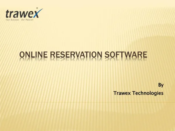 Online Reservation Software
