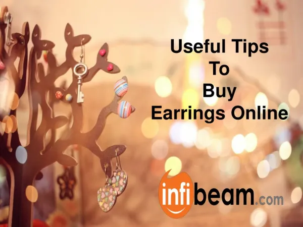 Useful Tips To Buy Earrings Online