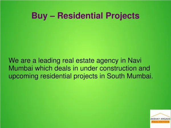 Investment in properties navi mumbai