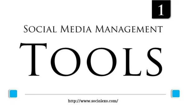 Social Media Management & Scheduling Tool