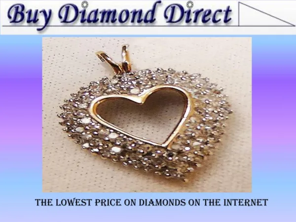 Shop for the best diamond jewelry online at Buy Diamond Dire